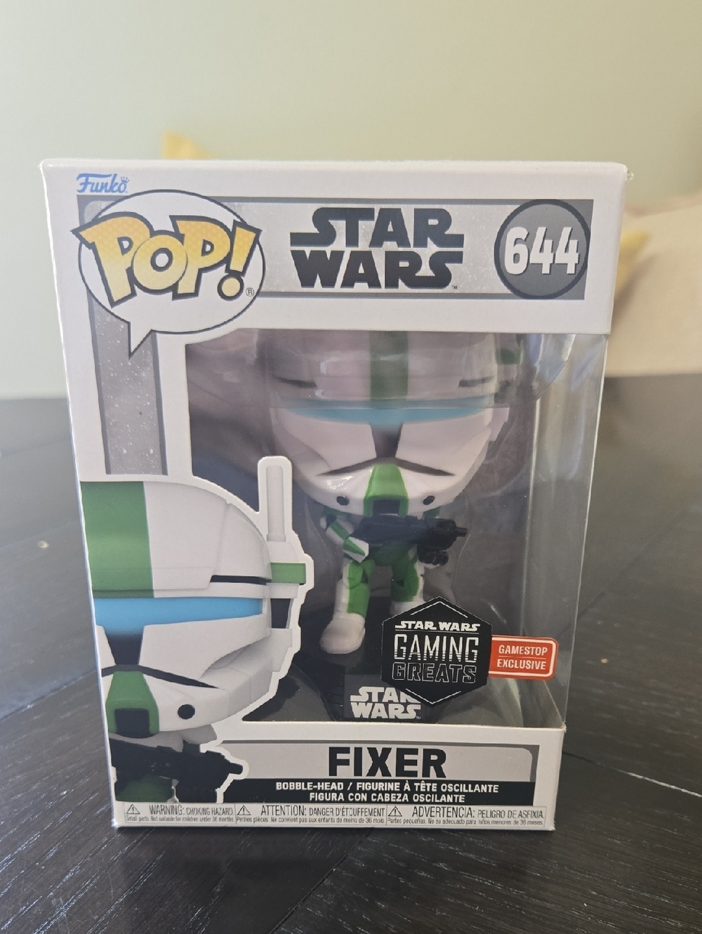 Funko Pop! Star Wars Fixer Vinyl Figure - White, Green & Blue